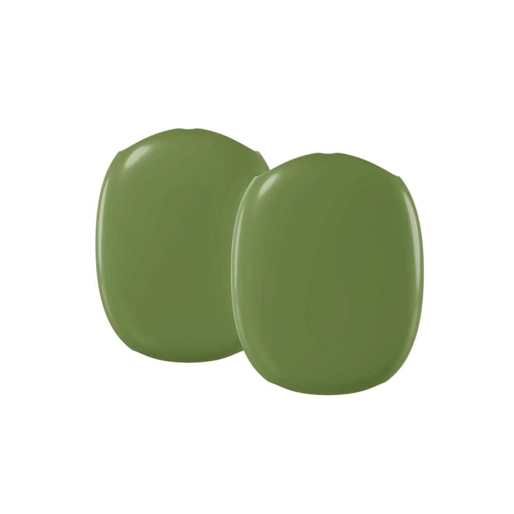 Solid color KELAB AirPods Max earcup cover set, protective hardshell with glossy scratch-resistant coating