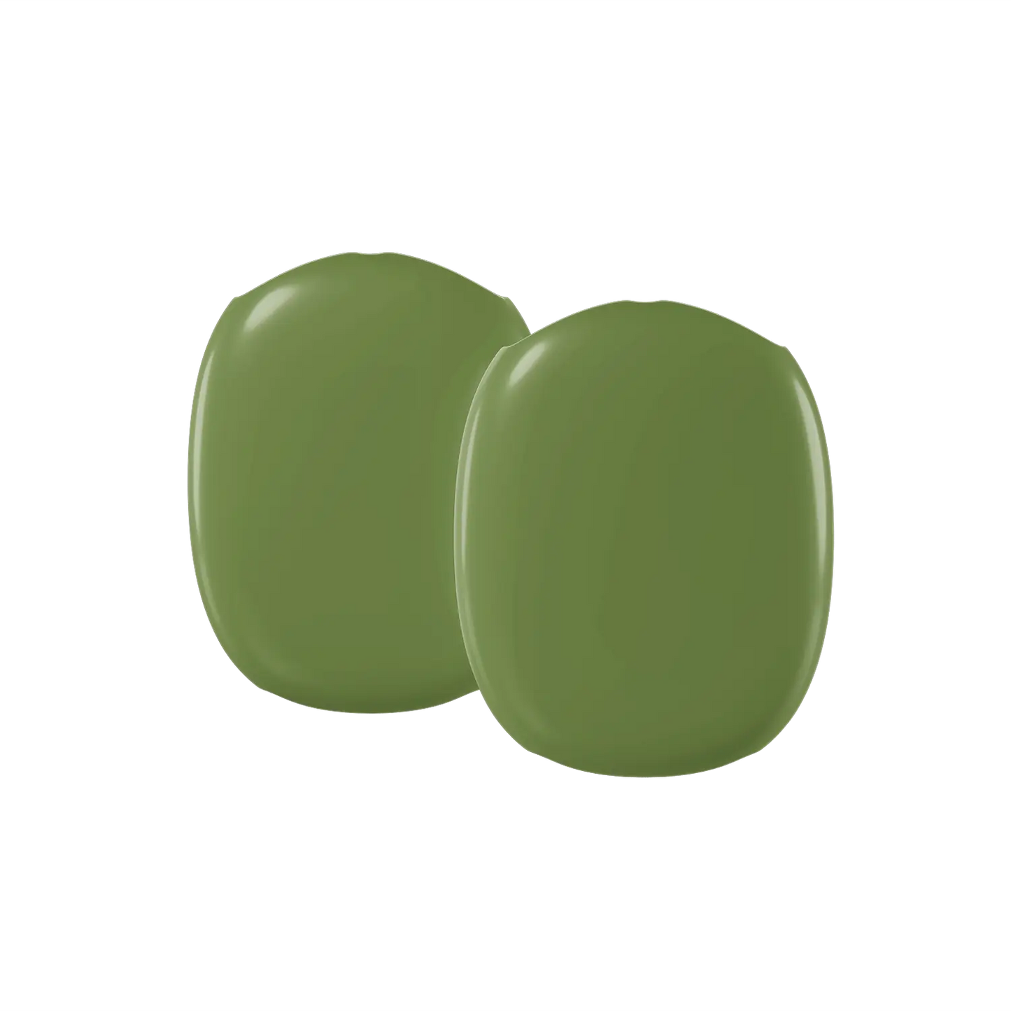 Solid color KELAB AirPods Max earcup cover set, protective hardshell with glossy scratch-resistant coating