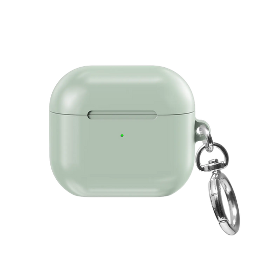 Solid Sage Green AirPods Case, front view