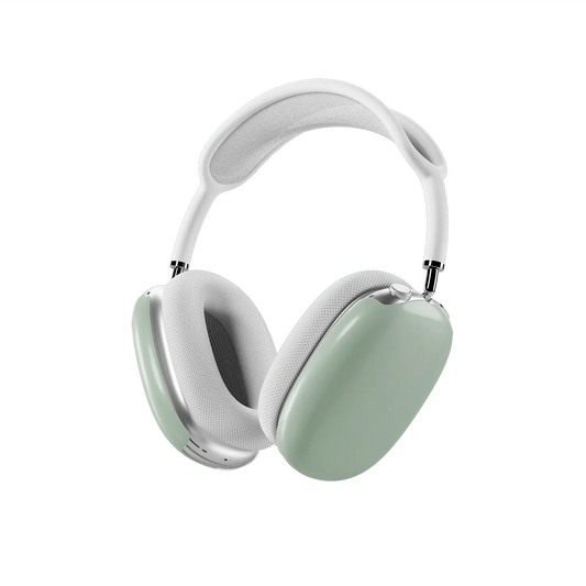 KELAB AirPods Max earcup cover set with airpods max cover, solid color green protective hardshell