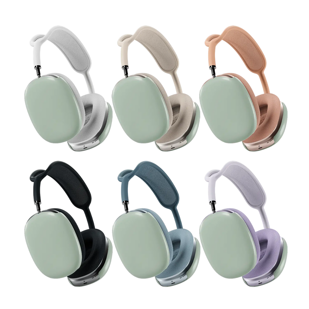 KELAB airpods max cover solid color green with protective hardshell earcup covers 2-pack