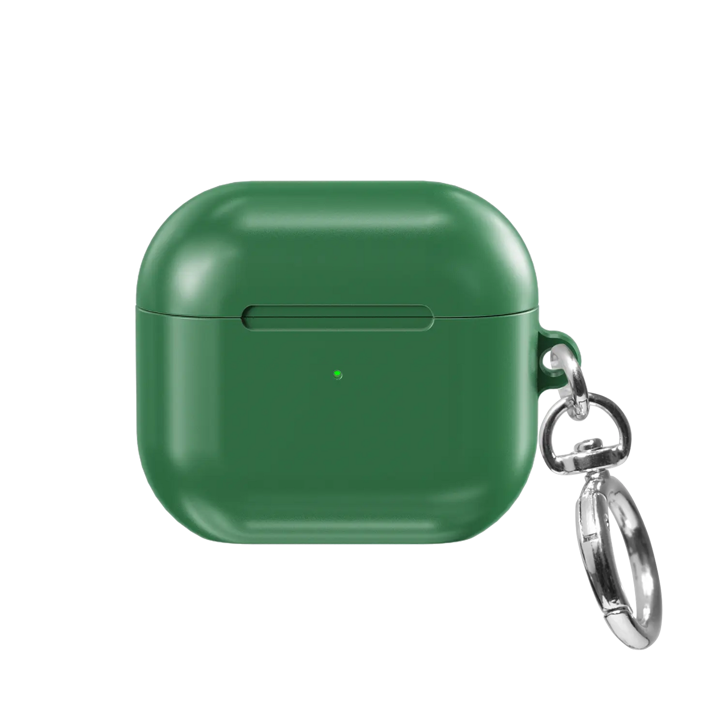 Solid Forest Green AirPods Case, front view