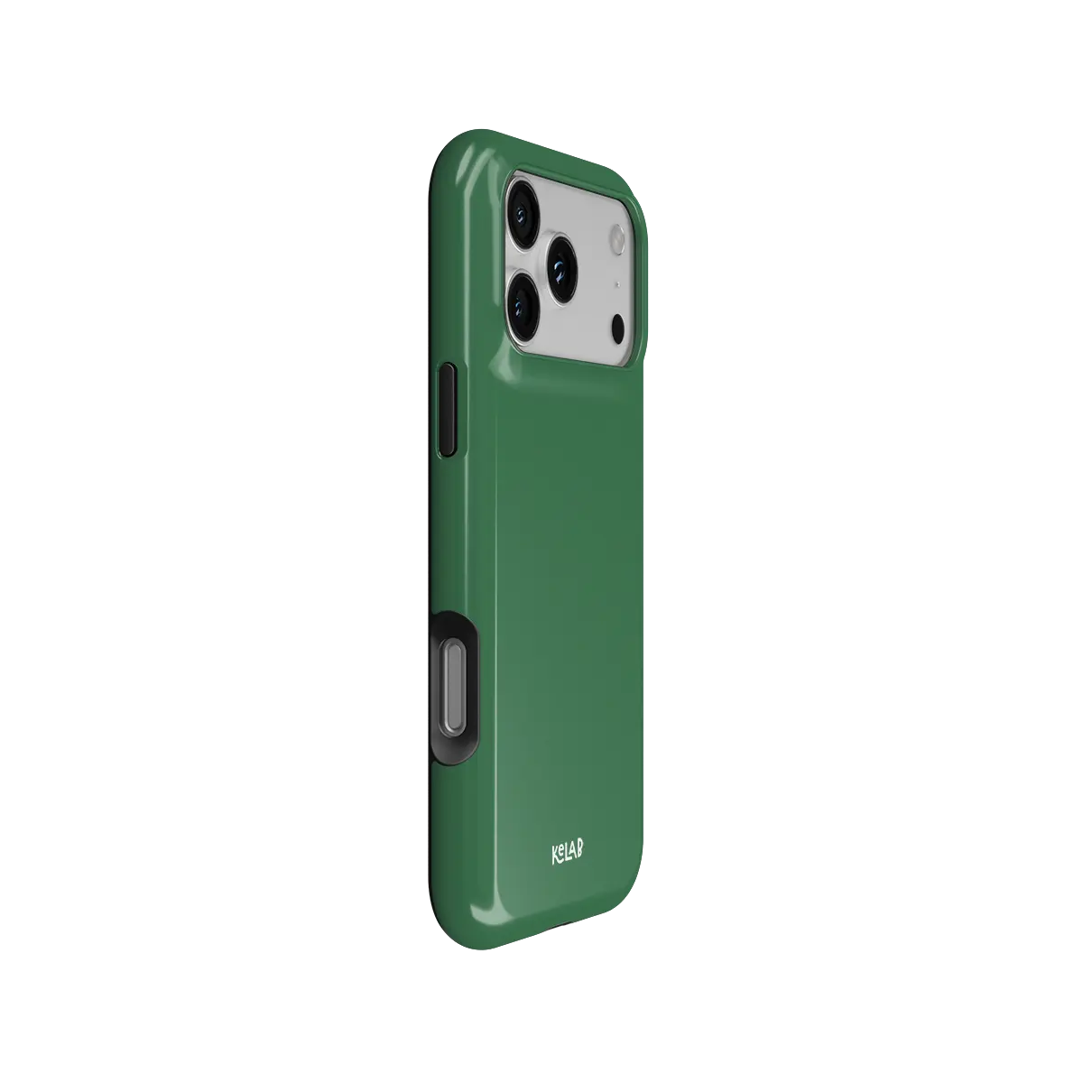 KELAB solid color iphone case with MagSafe, electroplated mirror chrome shell, raised camera lip