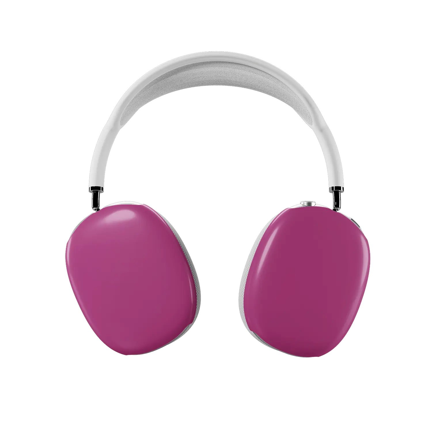 KELAB airpods max cover solid color glossy scratch-resistant coating on pink earcup covers set of two