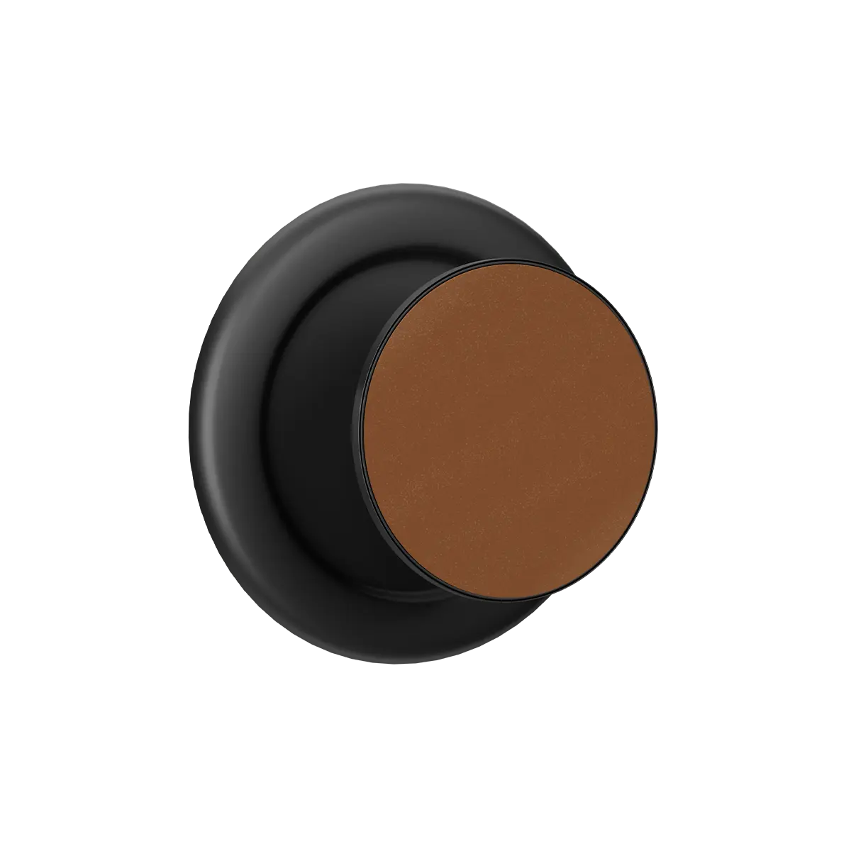 KELAB MagSafe phone grip with foldable kickstand ring, black and brown solid color