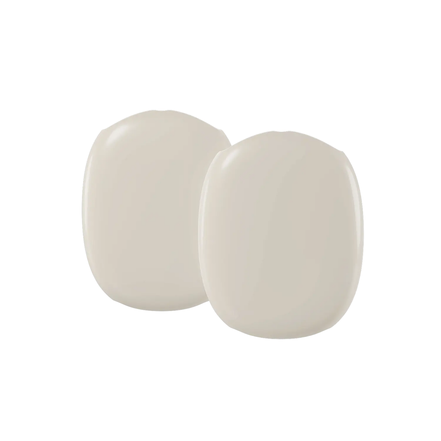 KELAB airpods max cover solid color beige glossy scratch-resistant coating earcup cover set 2-pack