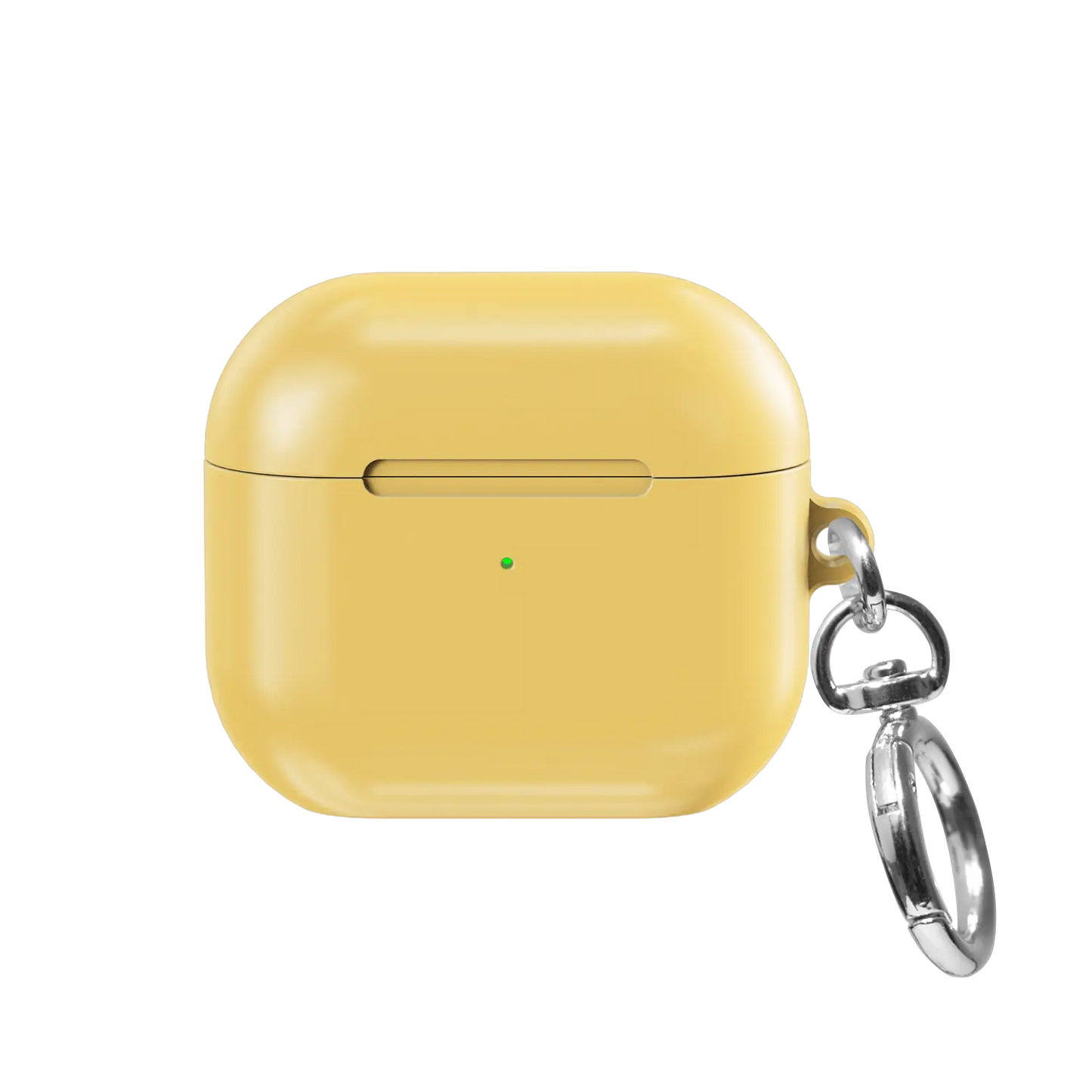 Solid Yellow AirPods Case, front view