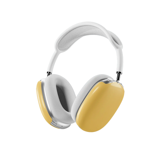 KELAB airpods max cover solid color yellow glossy scratch-resistant coating earcup cover set