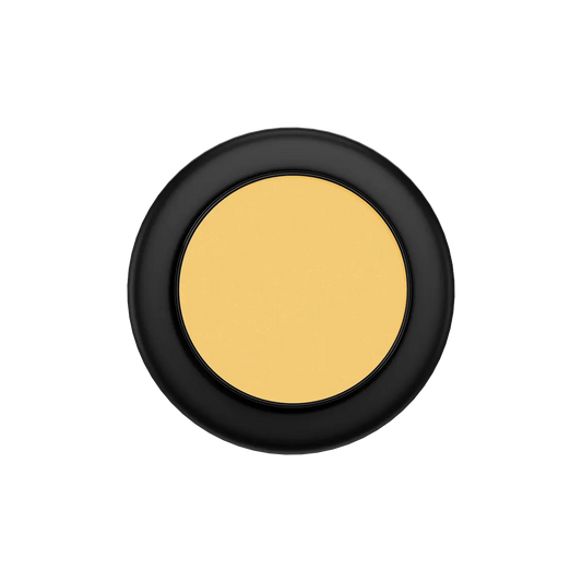 Black KELAB phone grip magsafe with foldable kickstand, solid color yellow center