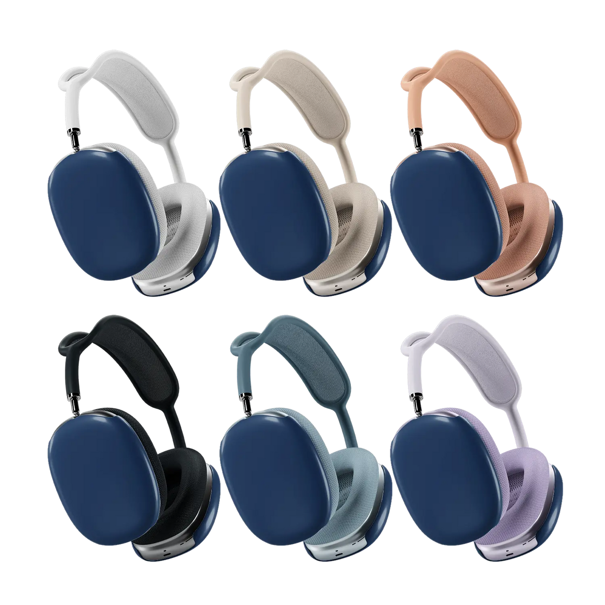 Dockside AirPods Max case — colorway lineup overview alongside other KELAB finishes