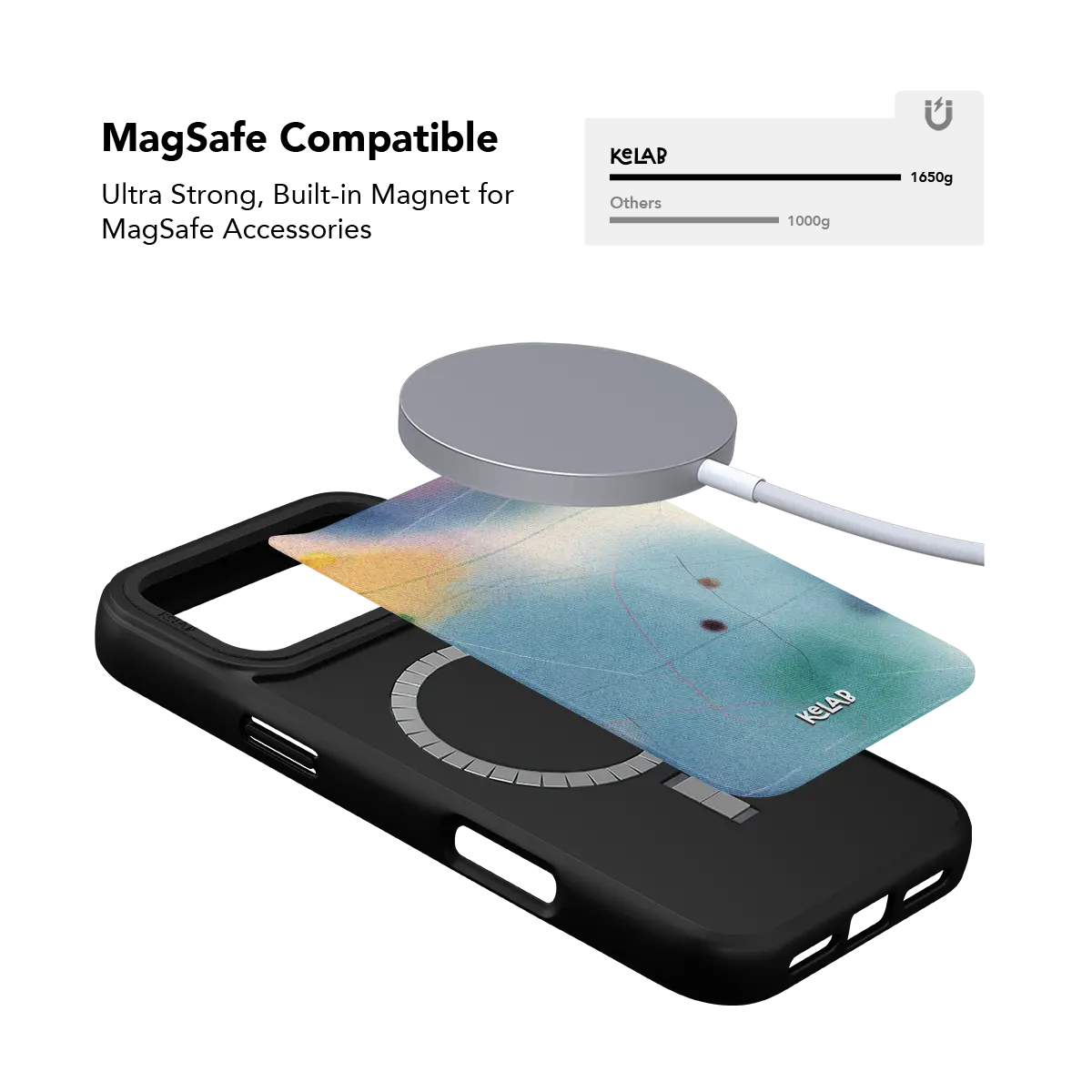 Serenity | Blue Ombre Aura Gradient iPhone Case