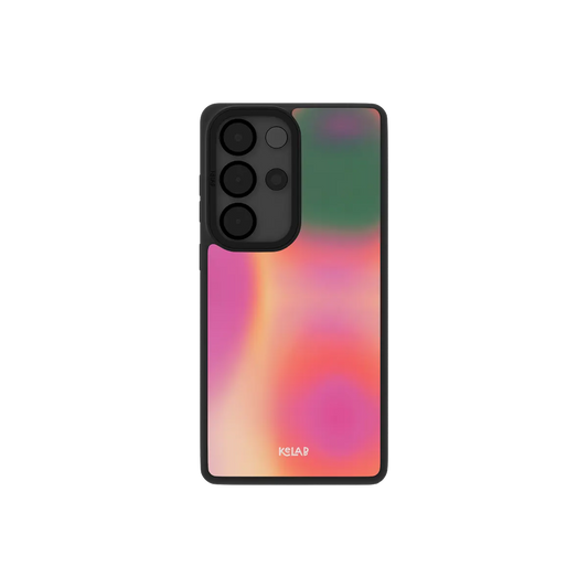 Minimalist phone case for Samsung Galaxy featuring a rich gradient color with smooth TPU material