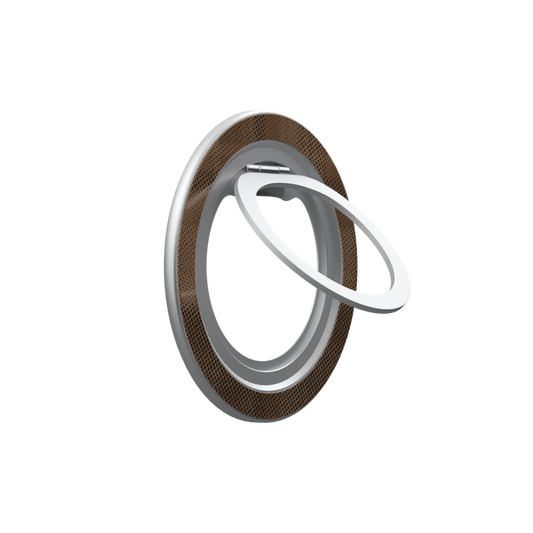 Chestnut | Brown Flannel Plaid MagSafe Ring Stand