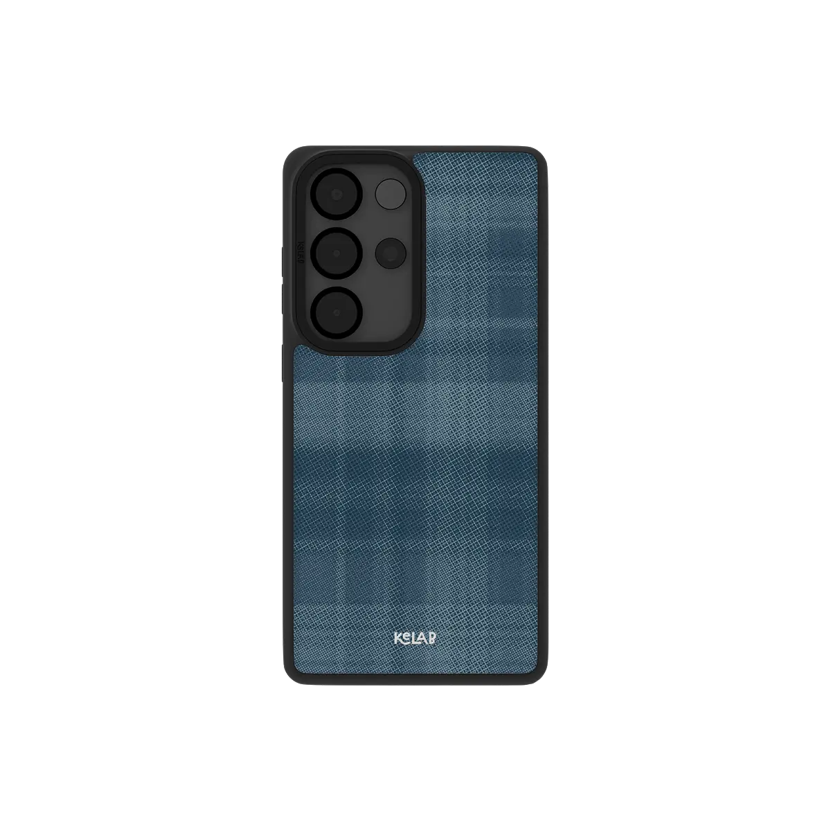 Minimalist pink TPU phone case with flannel grid pattern for Samsung Galaxy S26 Ultra