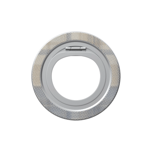 Oatmilk | Beige Flannel Plaid MagSafe Ring Stand