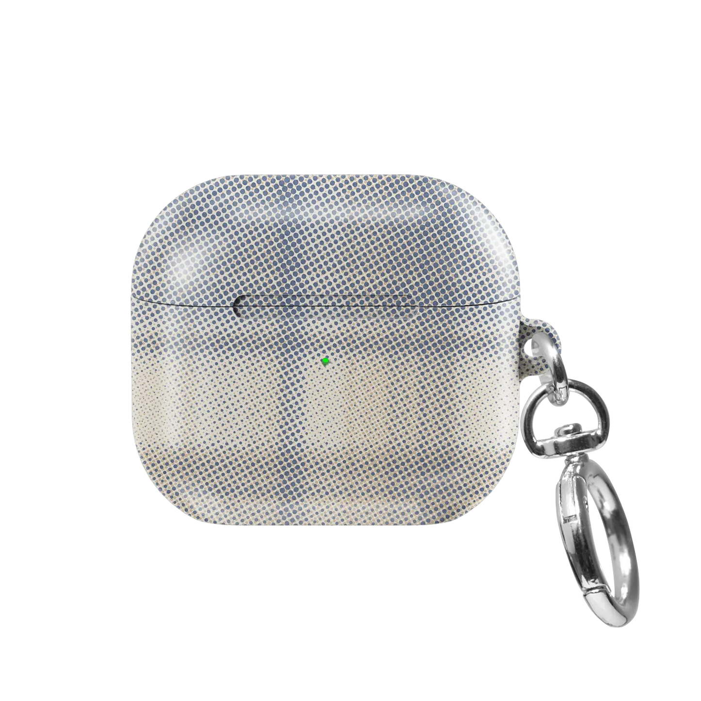 Beige Flannel Plaid Cozy Aesthetic AirPods Case, front view