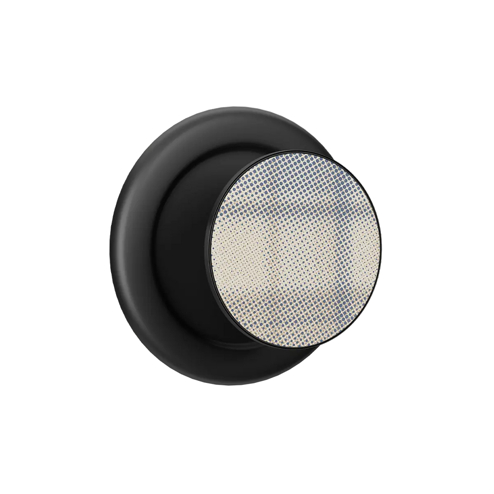 Black MagSafe phone grip with pop grip design and built-in strong magnets.