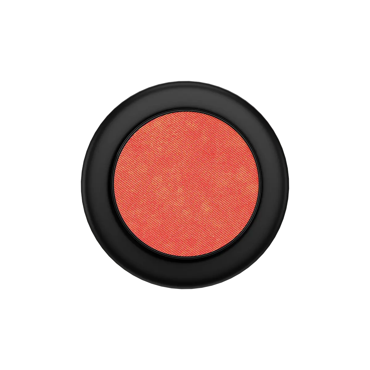 Black MagSafe phone grip with textured orange zest pop grip center and built-in strong magnets.