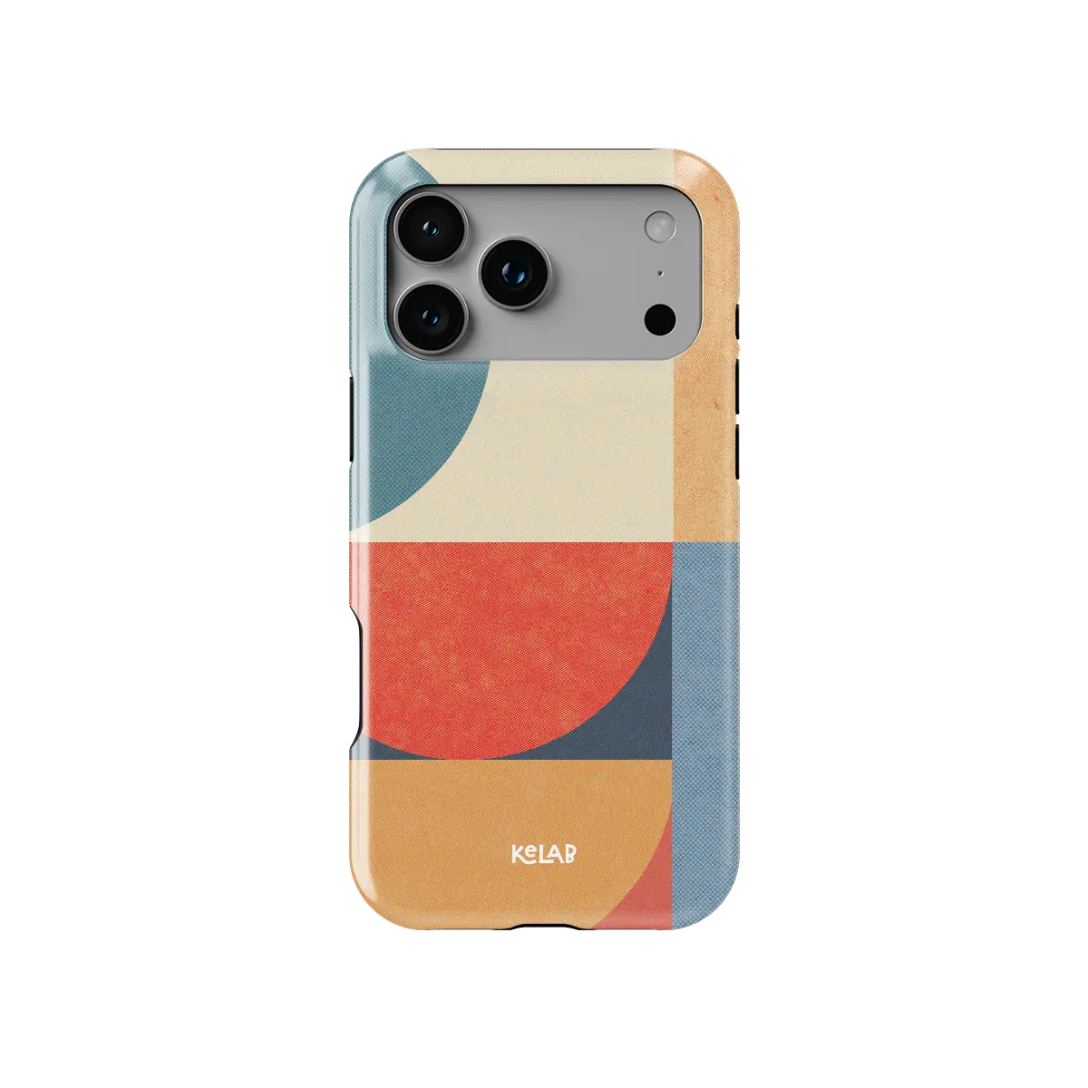 Color Index mood modular Tough iPhone case, front view showing the pattern.