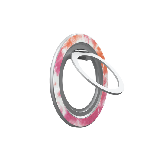 Citrus Blush | Pink-Orange Tie-Dye MagSafe Ring Stand