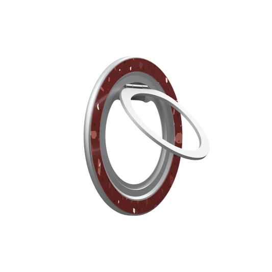 Crushed Merlot | Wine Red Terrazzo MagSafe Ring Stand