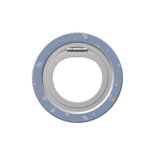 Tiny Meadow | Pastel Blue Floral MagSafe Ring Stand