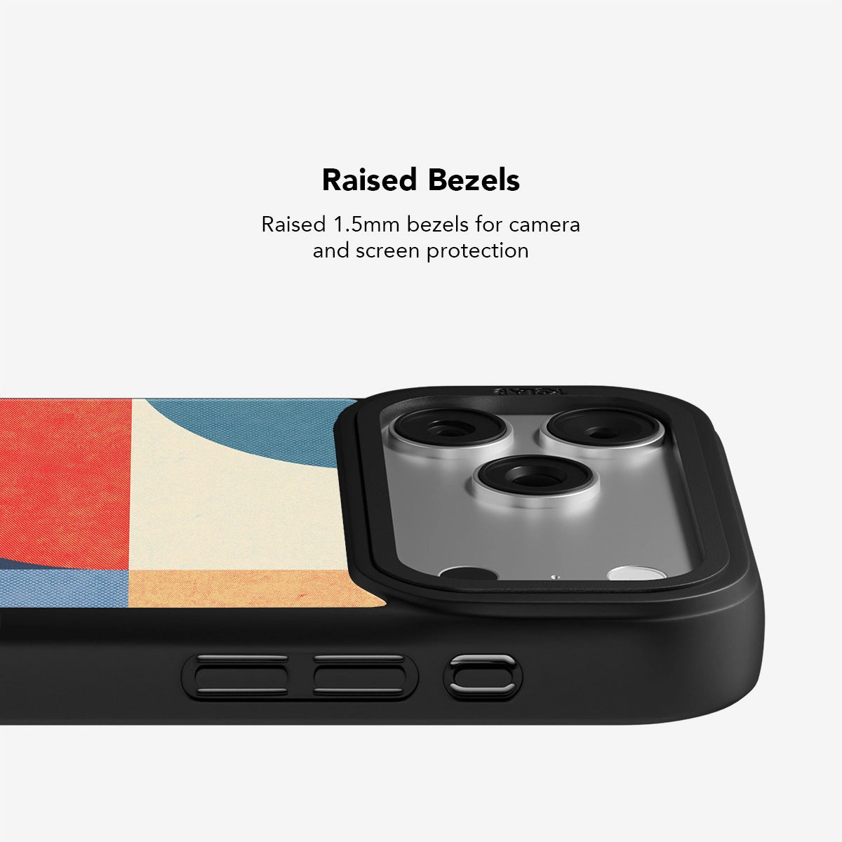 Color Index Mood Modular Phone Case with raised bezels