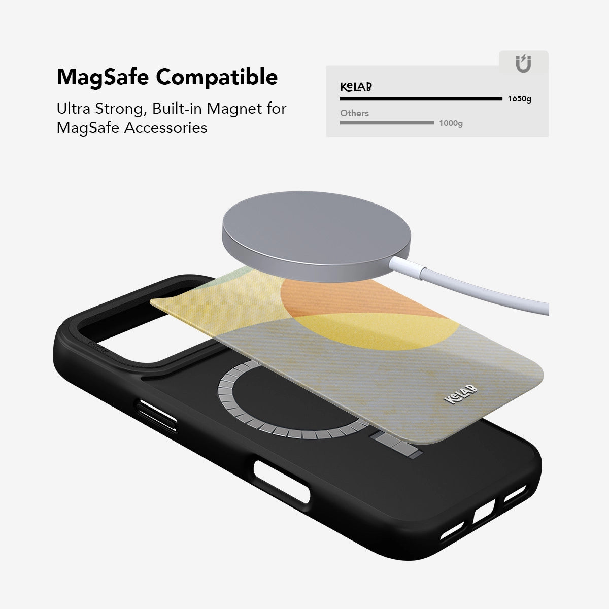 Pastel Orbit modular iphone case with MagSafe compatibility