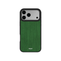 Emerald Drip | Green Stripe Pattern iPhone Case