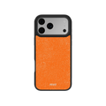 Tangerina | Stipple Electric Orange iPhone Case