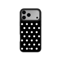 Domino Theory | Black and White Polka Dot iPhone Case
