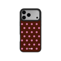 Velvet Pop | Burgundy Polka Dot iPhone Case
