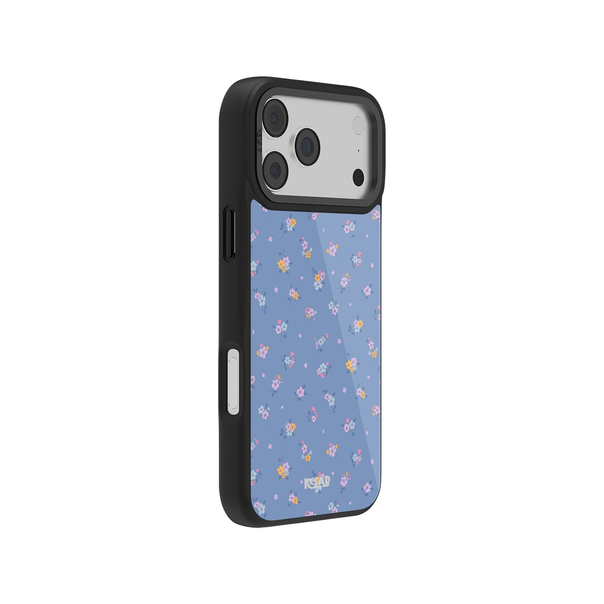 Pastel Blue Floral Bouquet iPhone Case