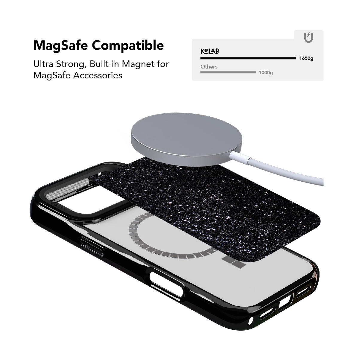 Midnight Muse | Black Dimond iPhone Case
