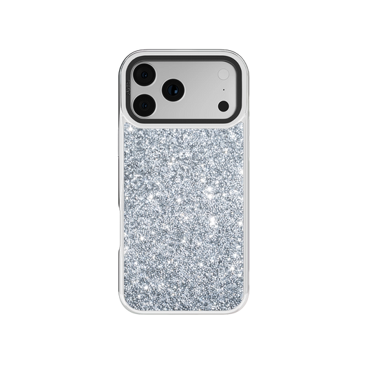 Chromatic Dust | Silver Dimond iPhone Case