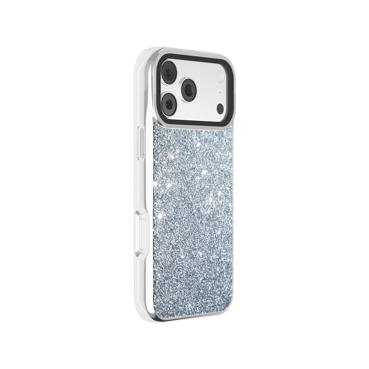 Chromatic Dust | Silver Dimond iPhone Case