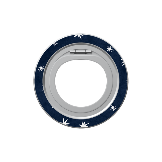 Starglimmer | Deep Blue Hand-Drawn Celestial Star MagSafe Ring Stand