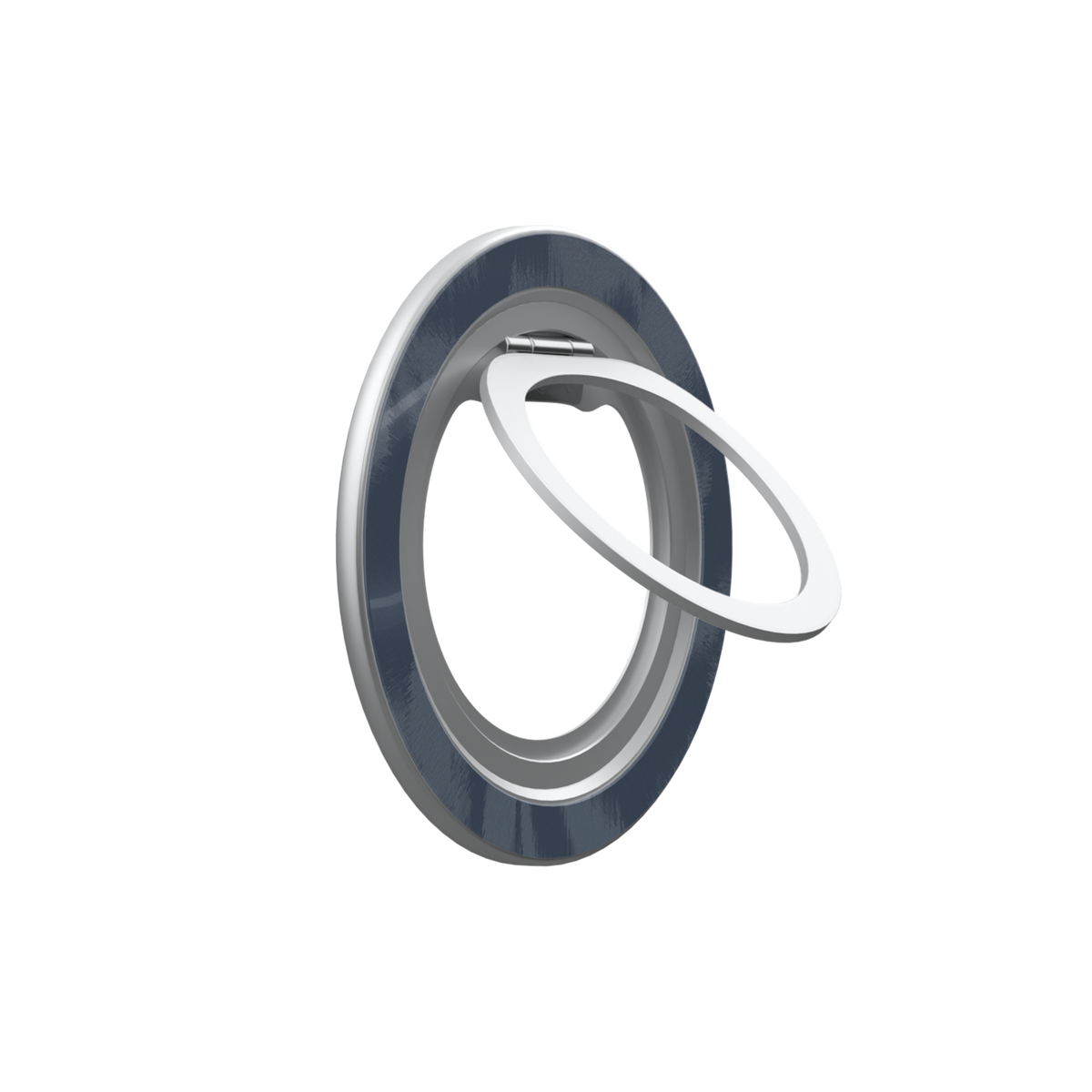 Acid Flora | Dark Blue Floral MagSafe Ring Stand