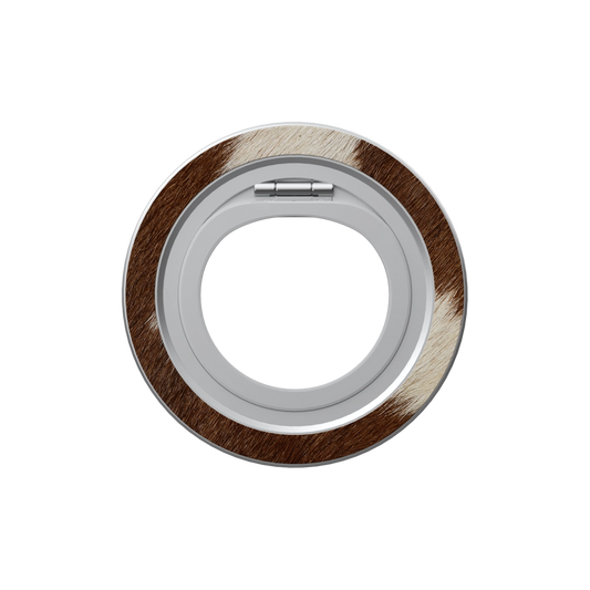 Rodeo Drive | Brown & White Cow Print MagSafe Ring Stand