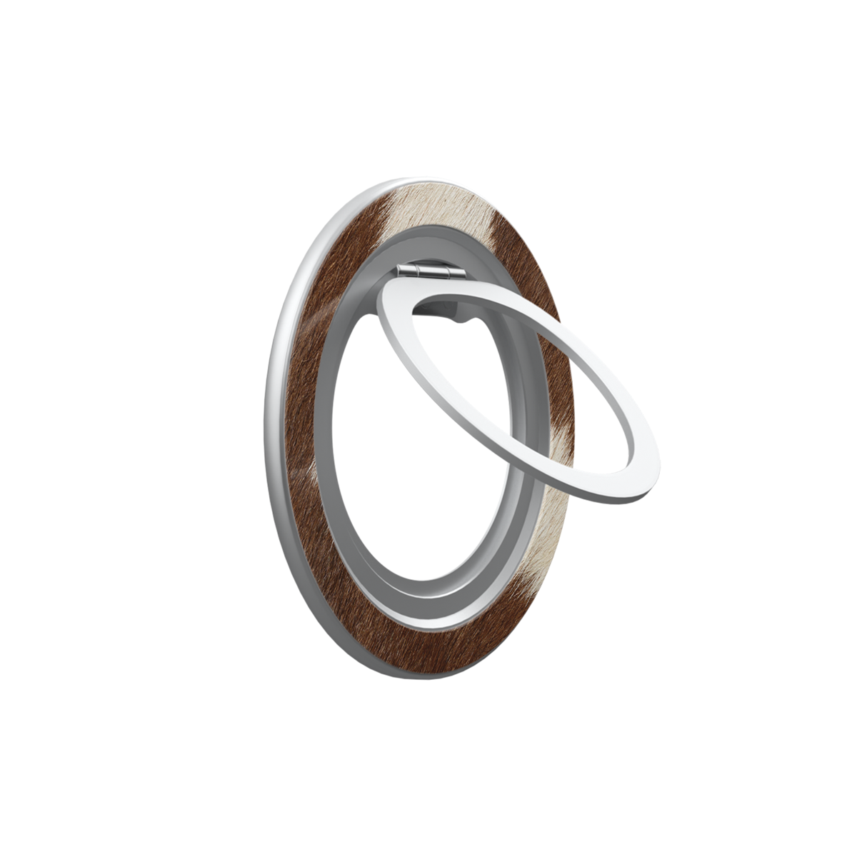 Rodeo Drive | Brown & White Cow Print MagSafe Ring Stand