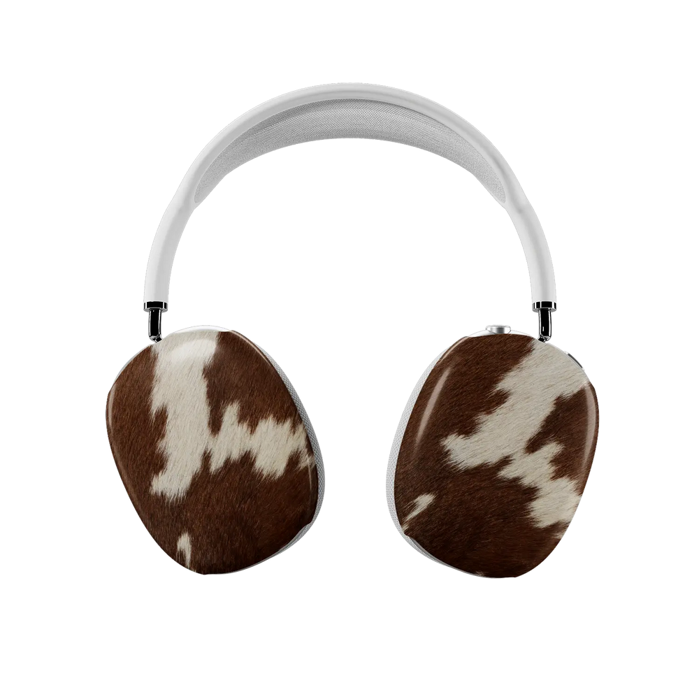 Rodeo Drive | Brown Cow Print AirPods Max Case