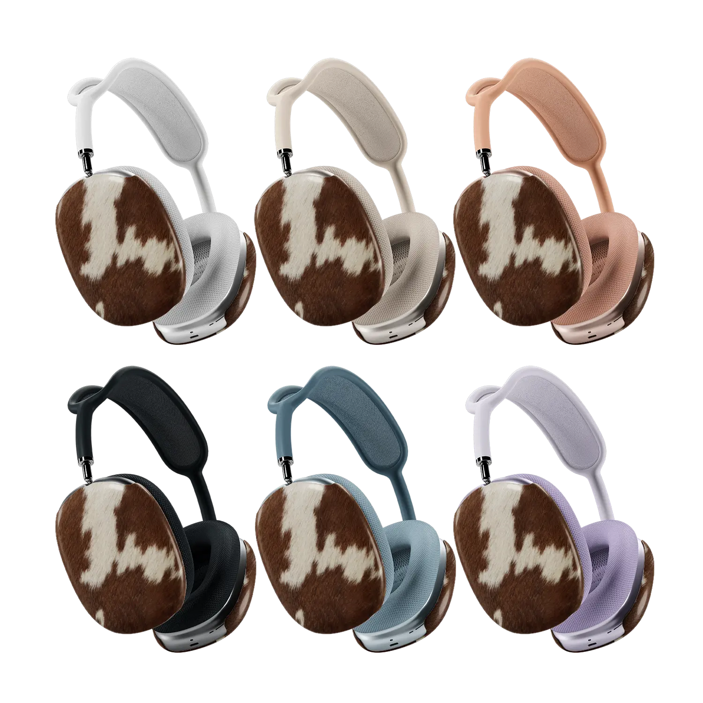 Rodeo Drive | Brown Cow Print AirPods Max Case