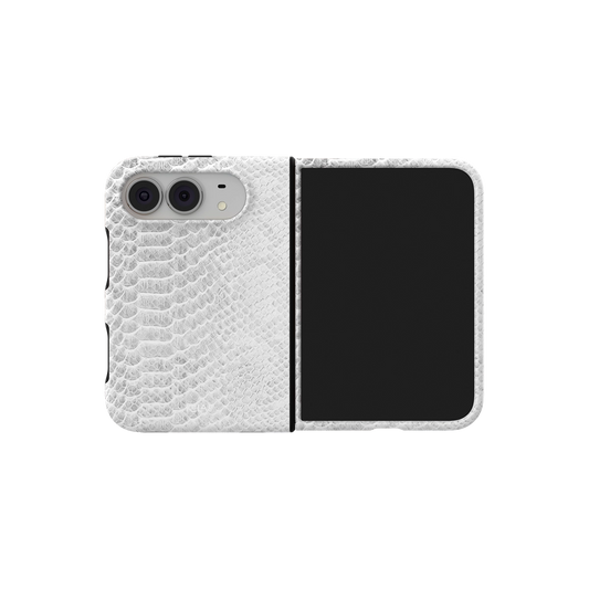 White Venom | Snake Skin Print iPhone Case