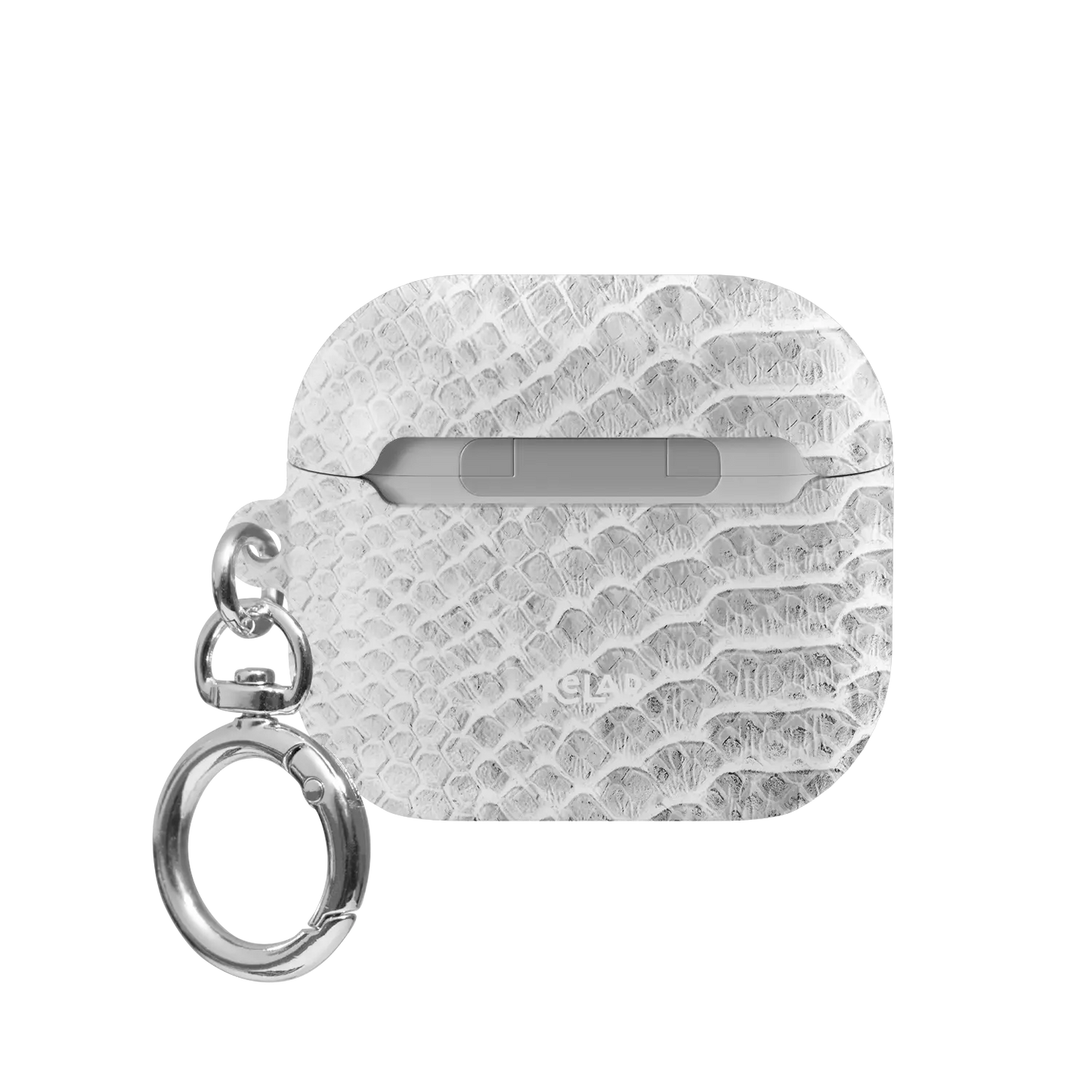 White Venom | White Snake Skin Print AirPods Case