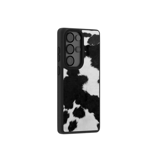Cow Bell | Black & White Cow Print Samsung Phone Case