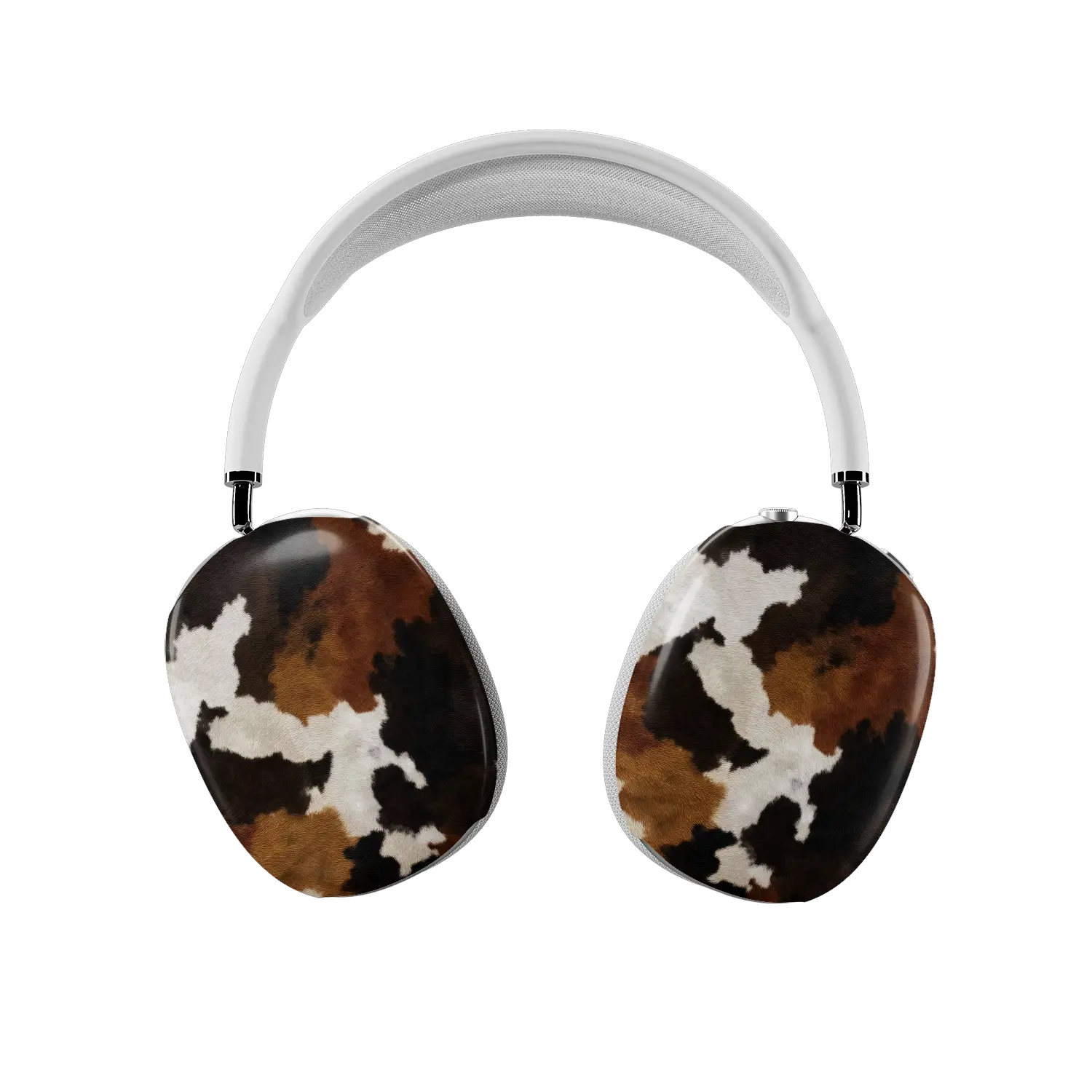 Cattle Drive | Brown & Black Cow Print AirPods Max Case