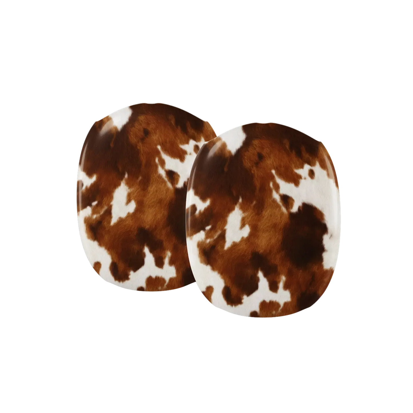 Milk & Mahogany | Brown & Cream Cow Print AirPods Max Case