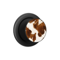 Milk & Mahogany | Cow Print MagSafe Phone Grip