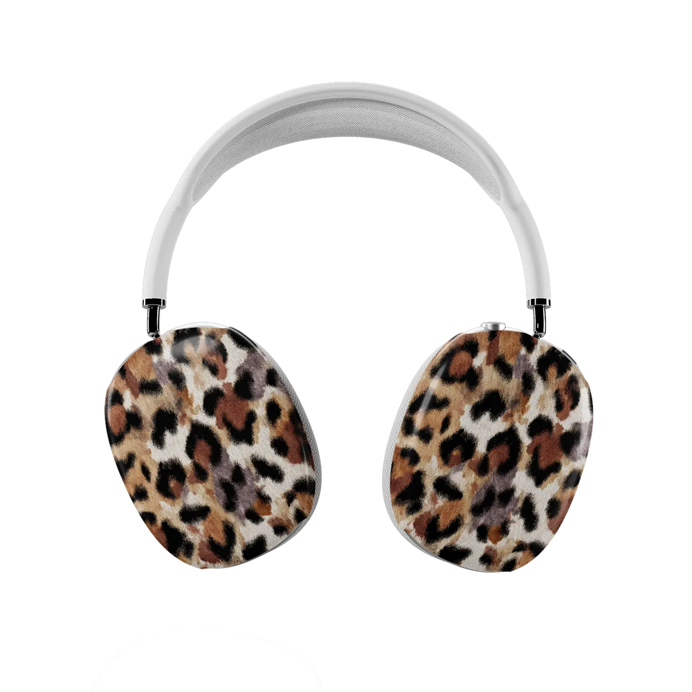 Sahara Plush | Tan Cheetah Print AirPods Max Case