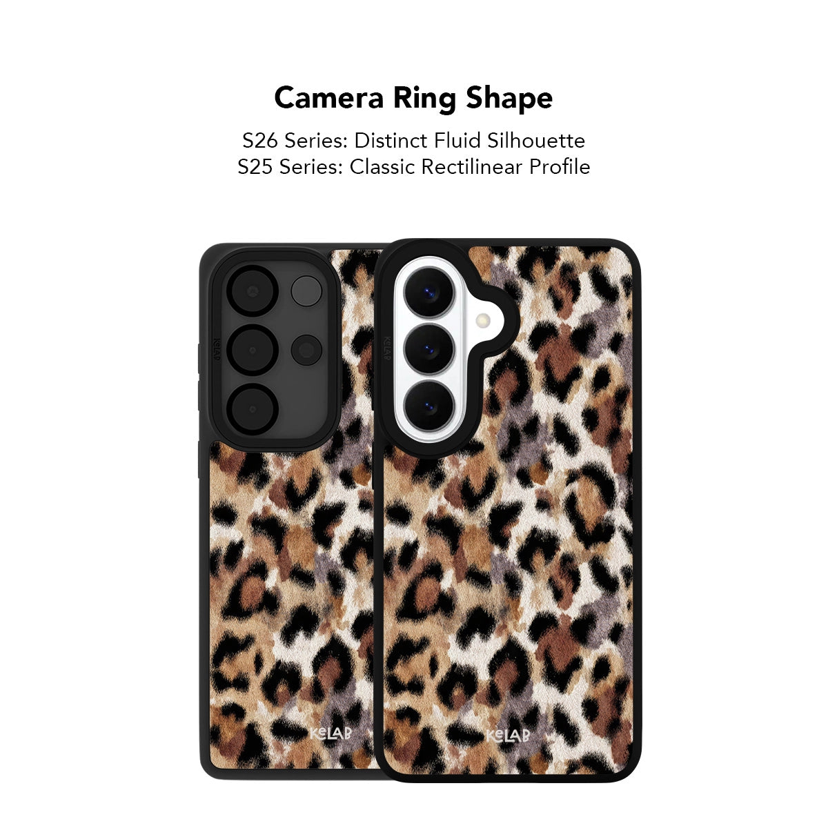 Classic TPU phone case for Samsung Galaxy S26 with a leopard print design